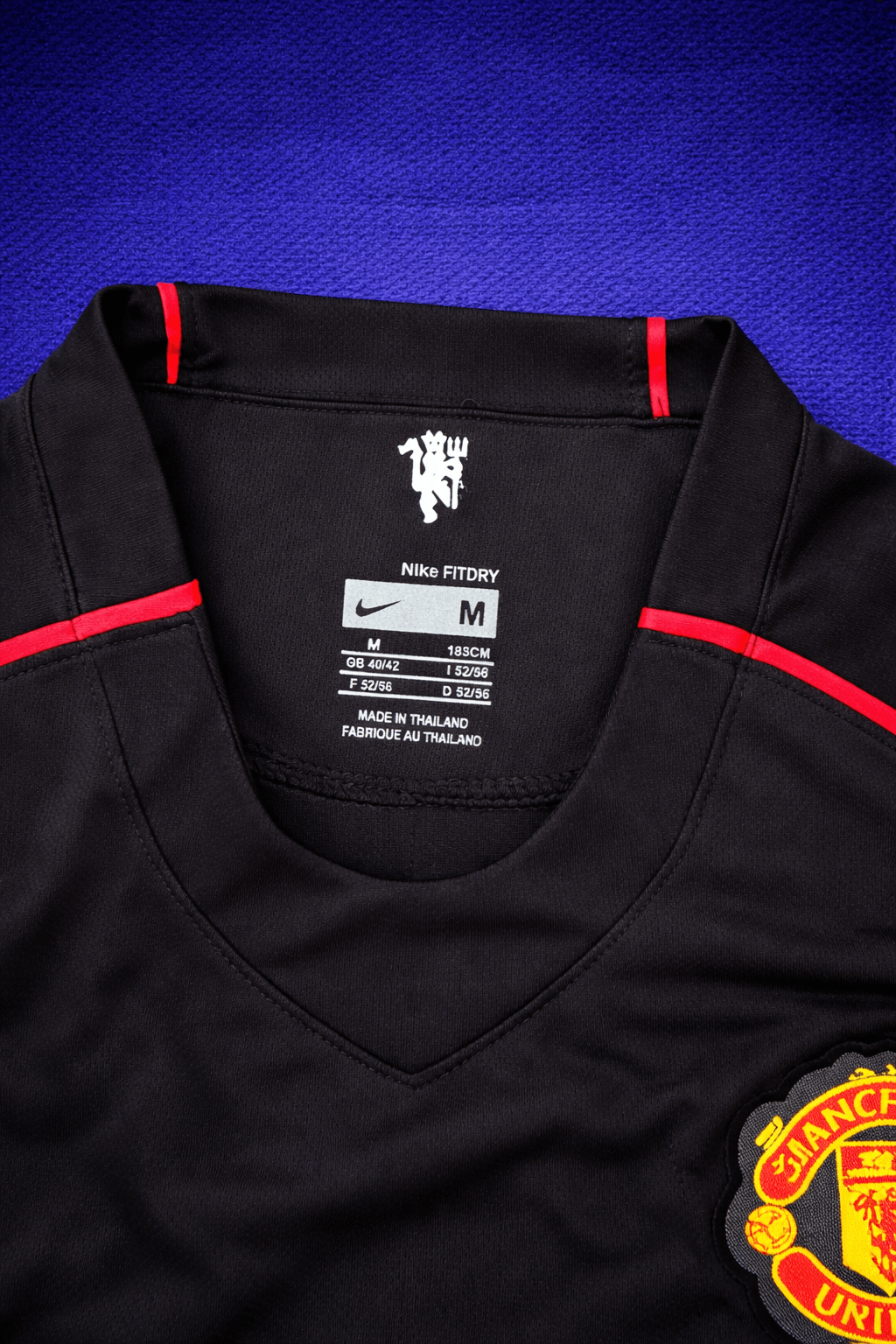 United 07/08 Away Jersey Full Sleeves