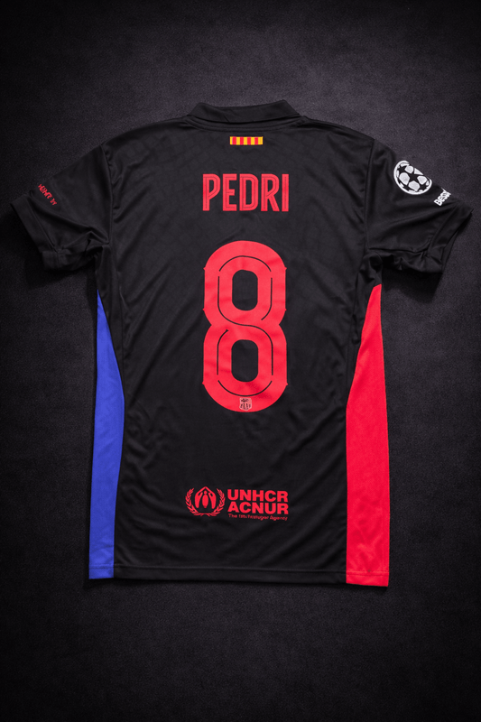 Barca 24/25 Away Kit Half Sleeves