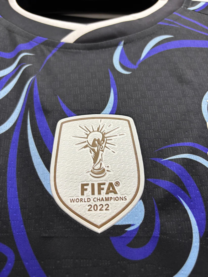 Argentina 26 WC Away Kit Half Sleeve Player Version