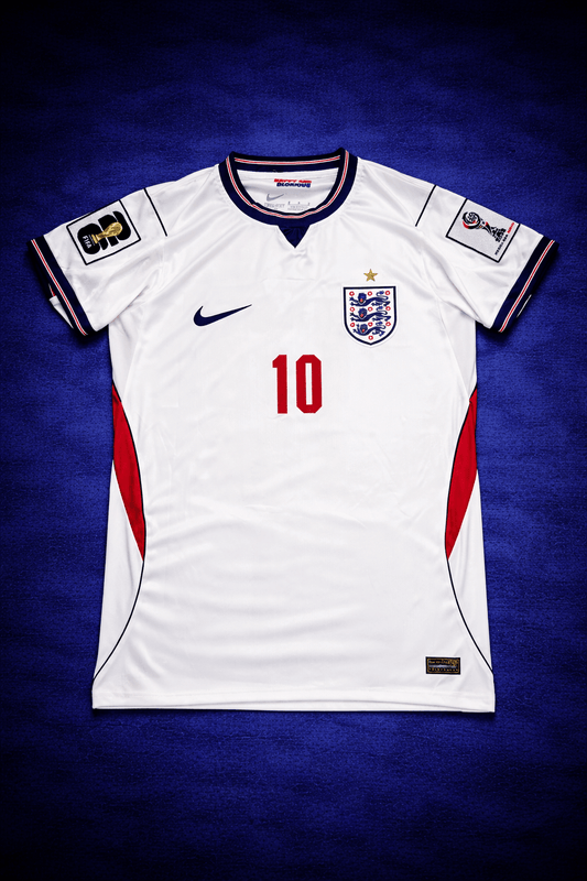 England 26 Wc Home Kit Half Sleeves