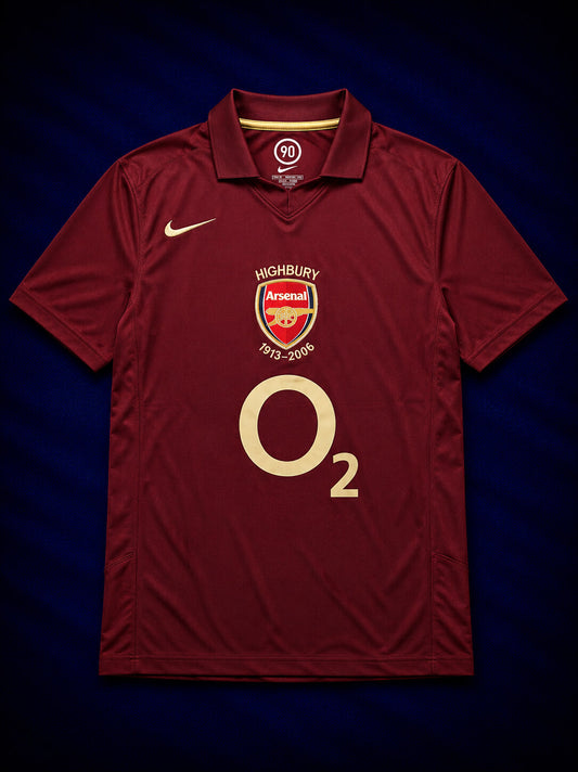 Arsenal Home 05/06 Half Sleeves