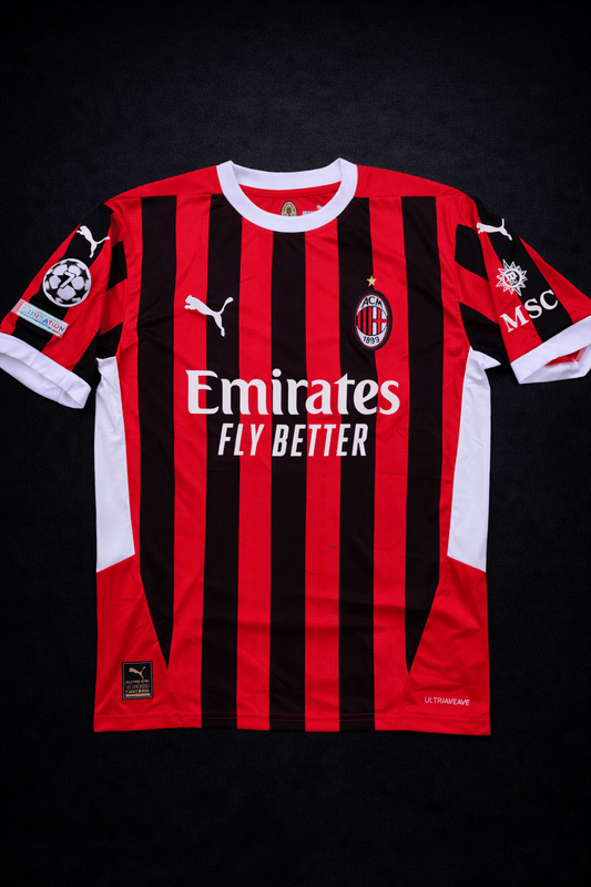 Ac Milan 24/25 Home Kit Half sleeves