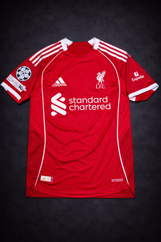 Liverpool 25/26 Home Kit Half Sleeves