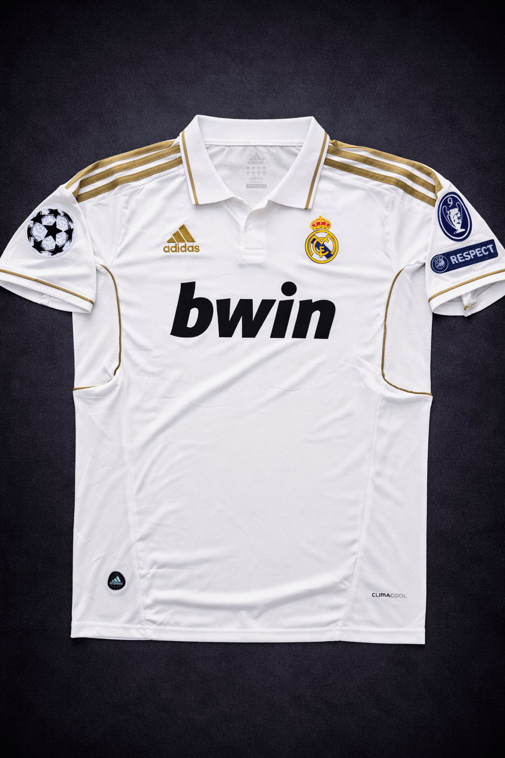 Real Madrid 11/12 Home Jersey Half sleeves