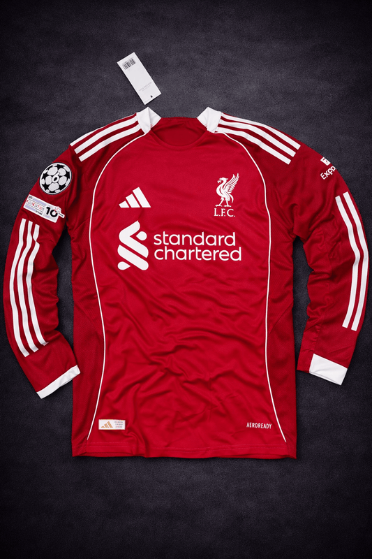 Liverpool 25/26 Home Kit Full Sleeves