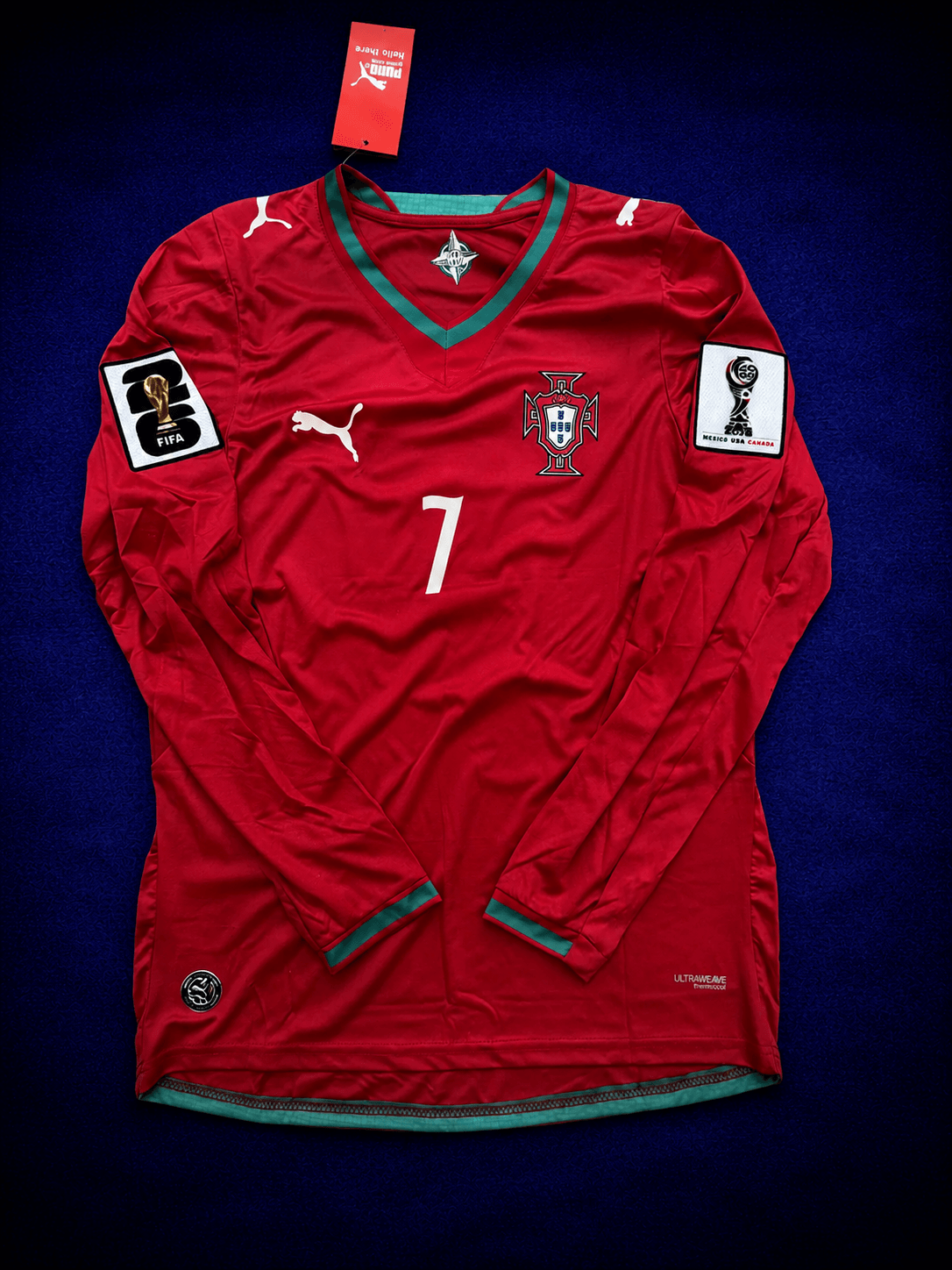 Portugal 26 WC Home Kit Full Sleeves ( TPU )
