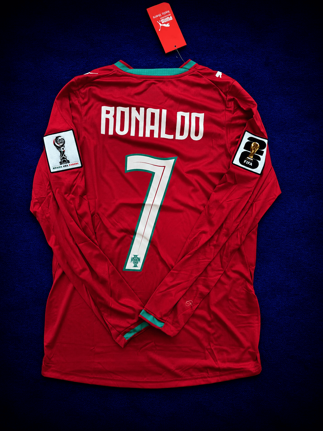 Portugal 26 WC Home Kit Full Sleeves ( TPU )