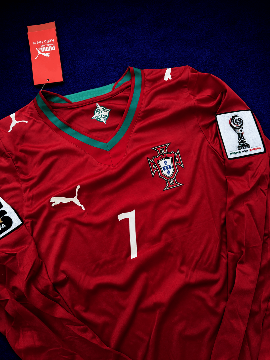 Portugal 26 WC Home Kit Full Sleeves ( TPU )