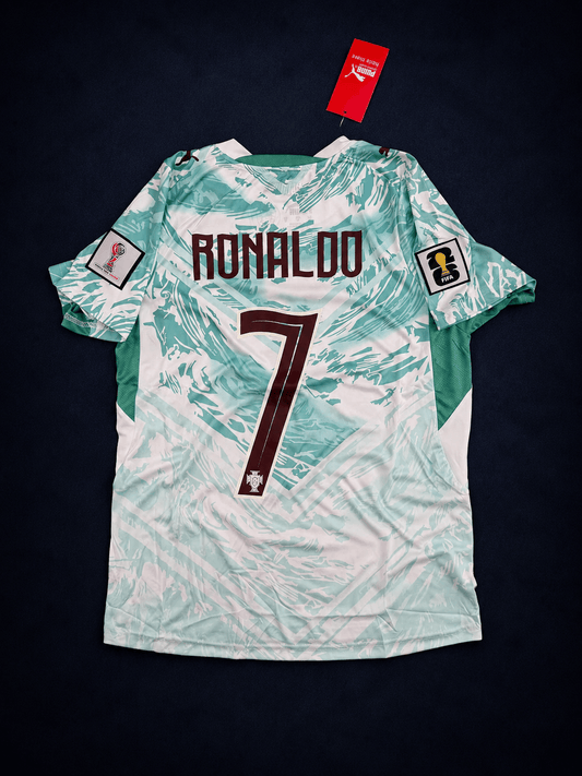 Portugal 26 WC Away Kit Half Sleeve