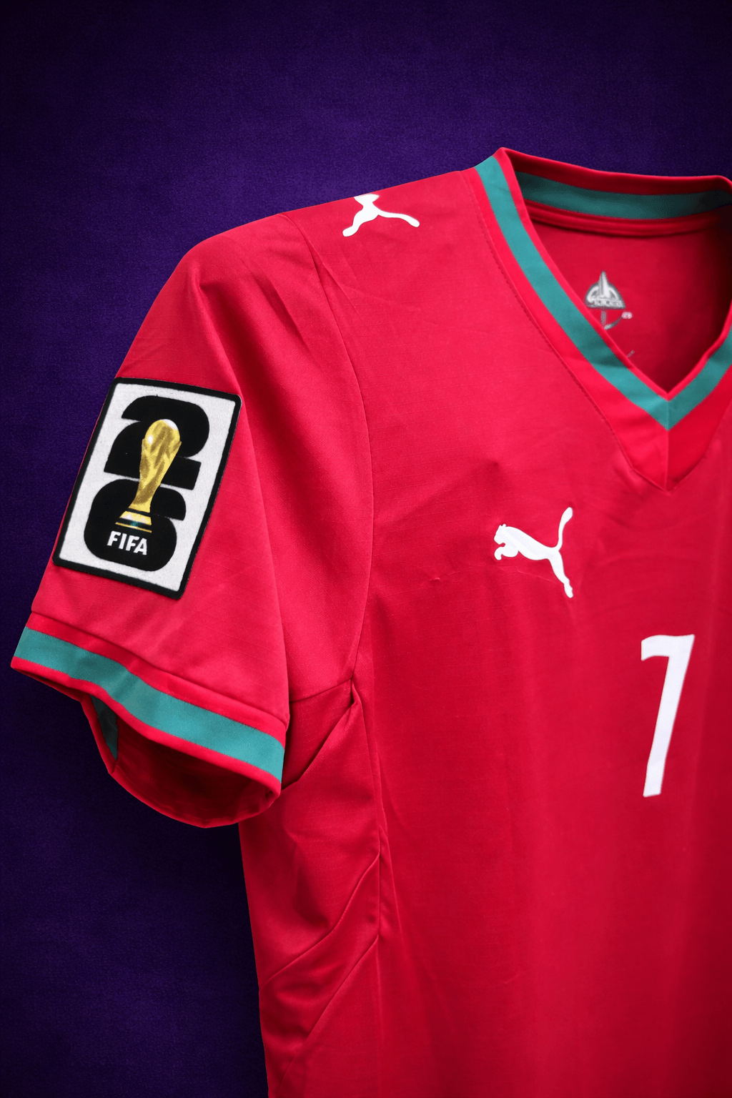 Portugal 26 WC Home Kit Half Sleeve