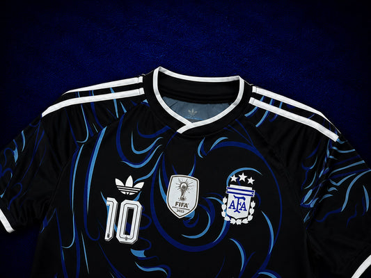Argentina 26 WC Away Kit Half Sleeve Player Version