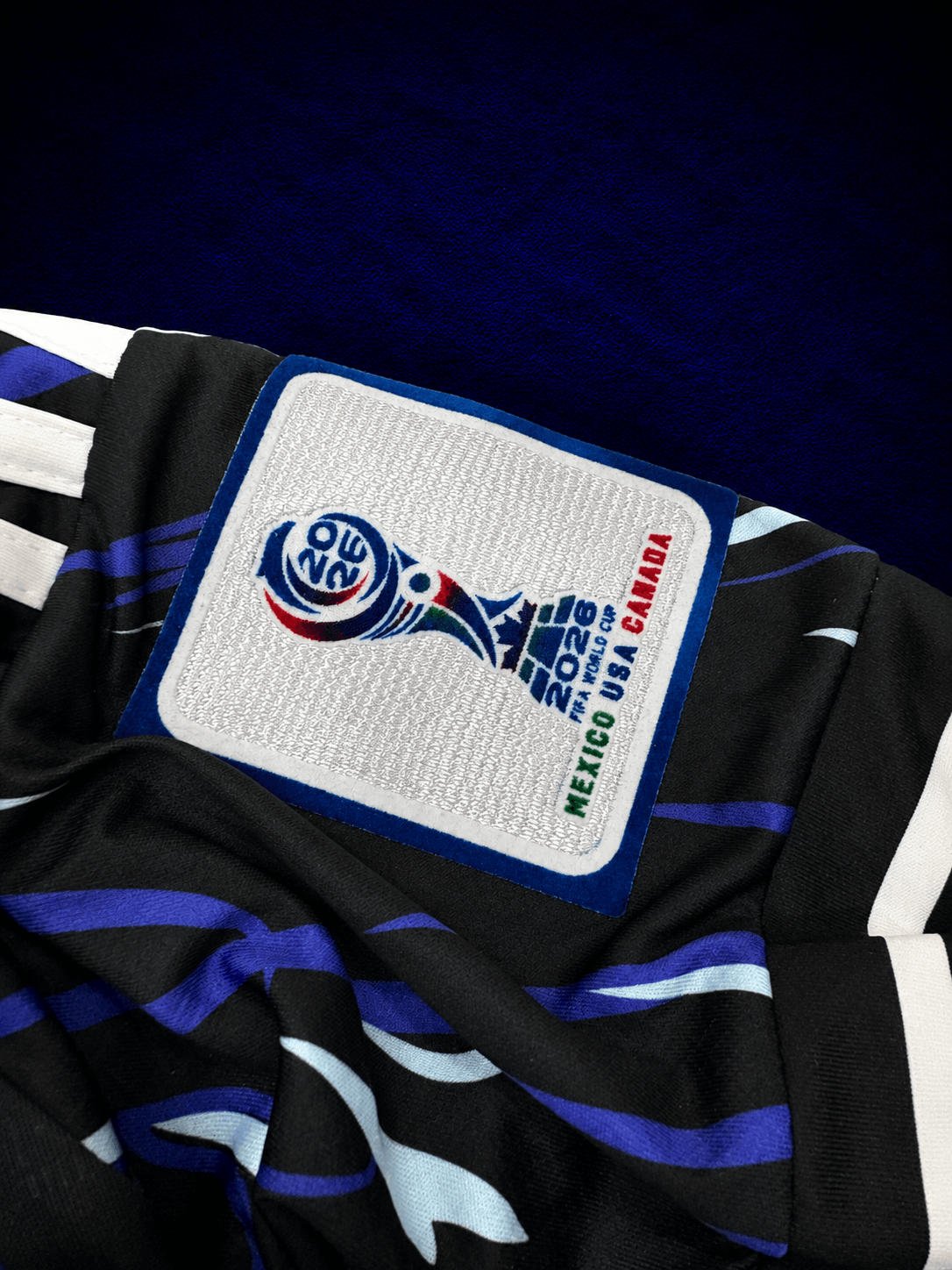 Argentina 26 WC Away Kit Half Sleeve Player Version