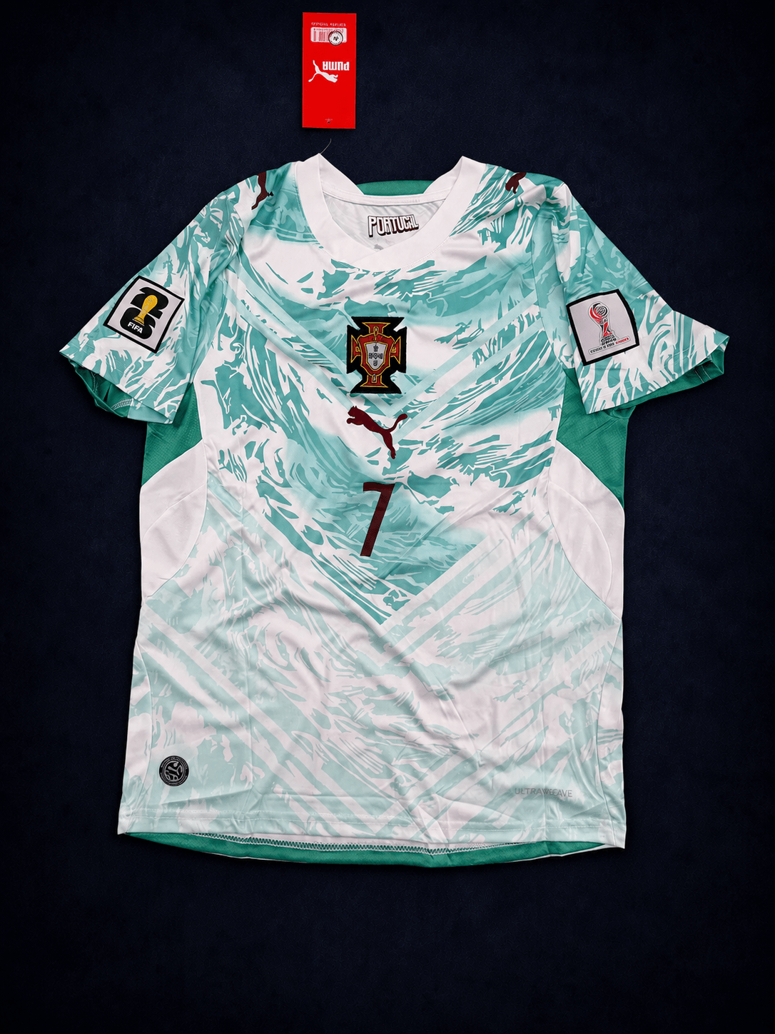 Portugal 26 WC Away Kit Half Sleeve
