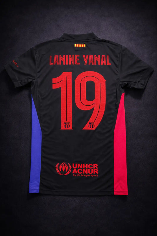 Barca 24/25 Away Kit Half Sleeves