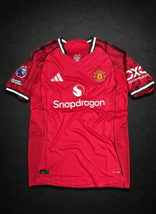 United 25/26 Home Kit Half Sleeves