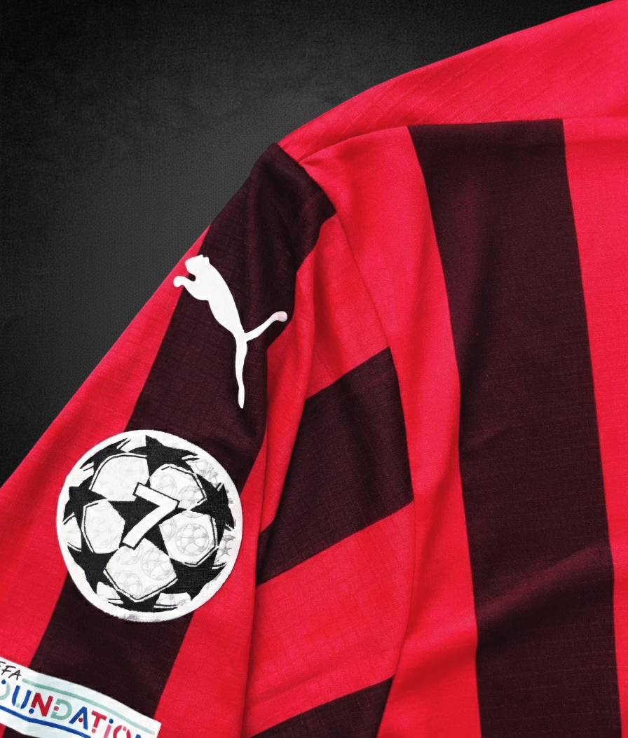 Ac Milan 24/25 Home Kit Half sleeves