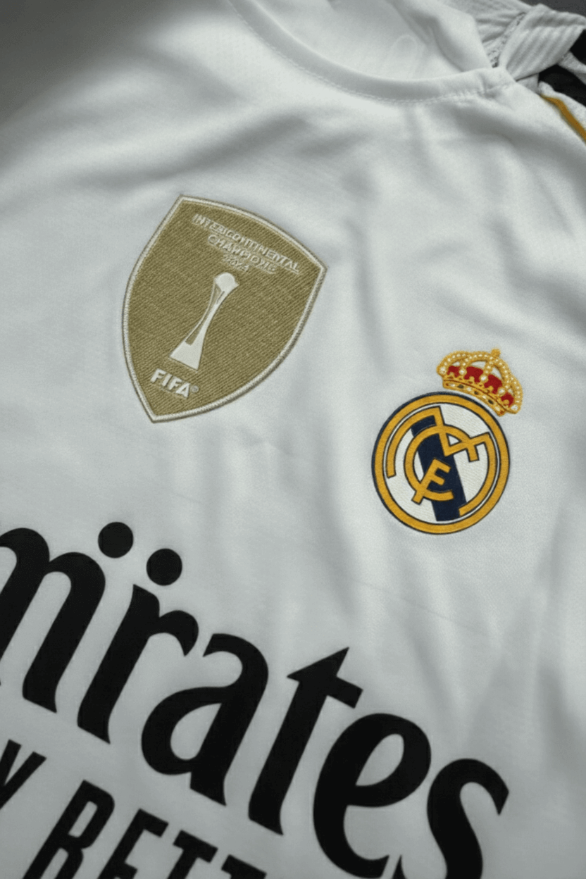 Real 25/26 Home Kit Half Sleeves