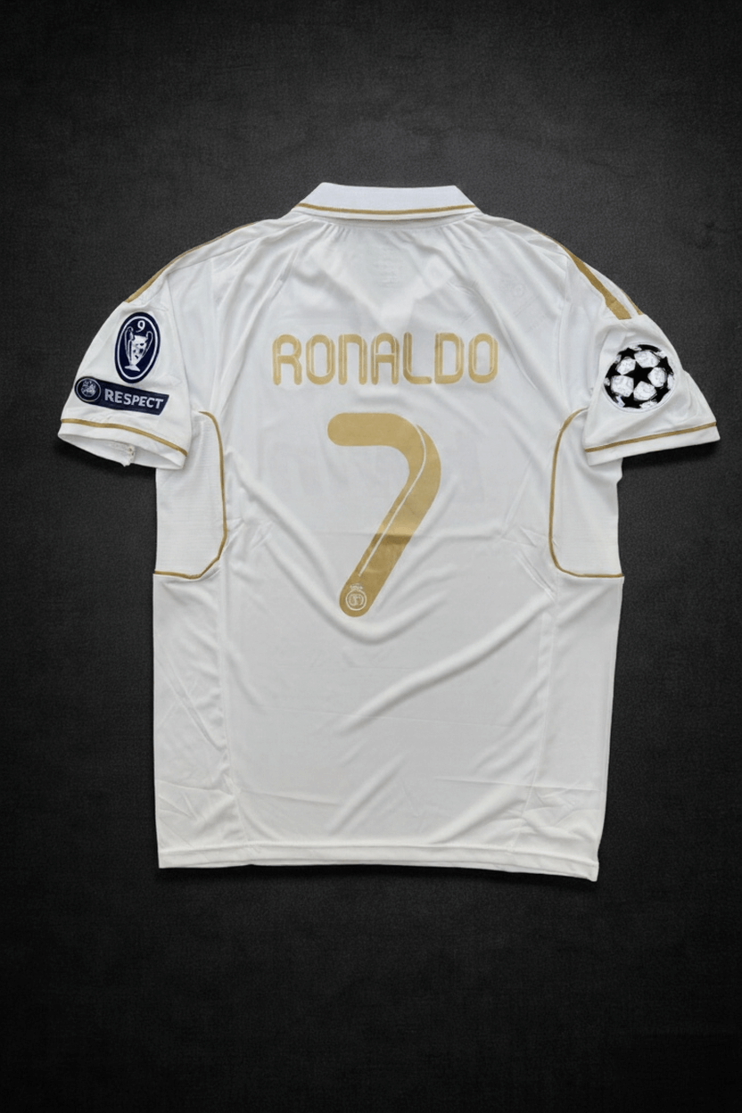 Real Madrid 11/12 Home Jersey Half sleeves