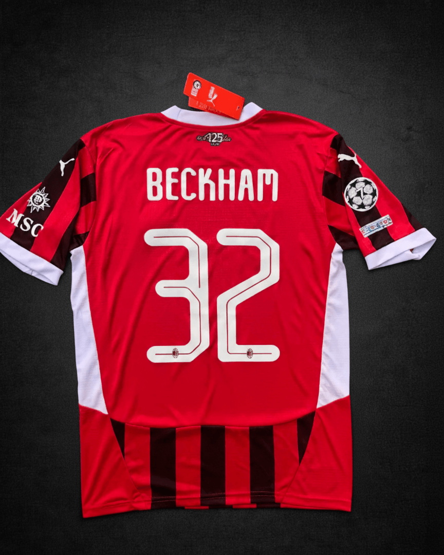 Ac Milan 24/25 Home Kit Half sleeves