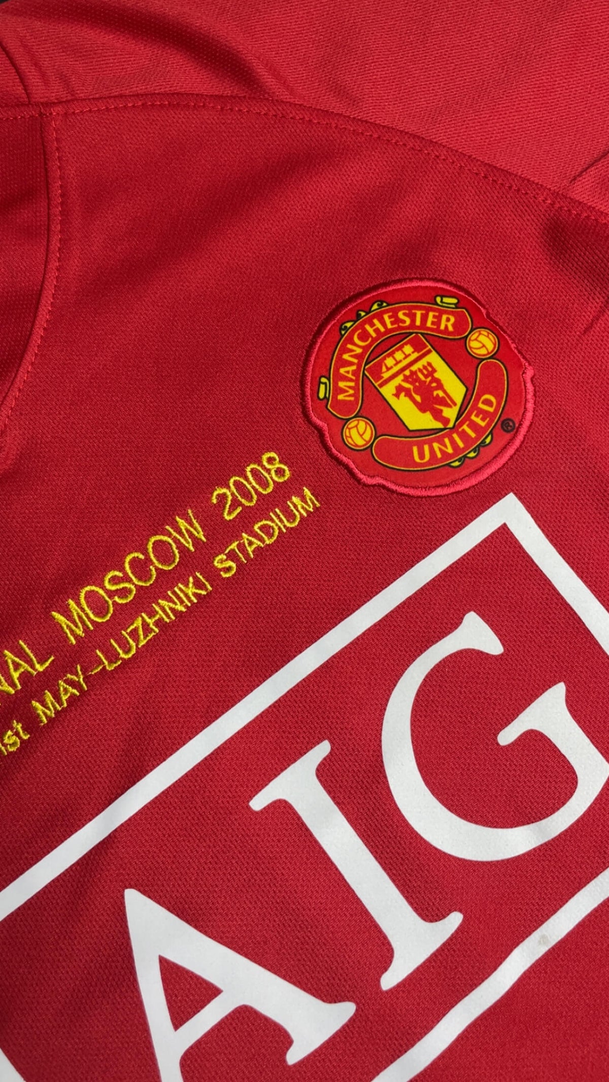 United 07/08 Home Jersey Half Sleeves