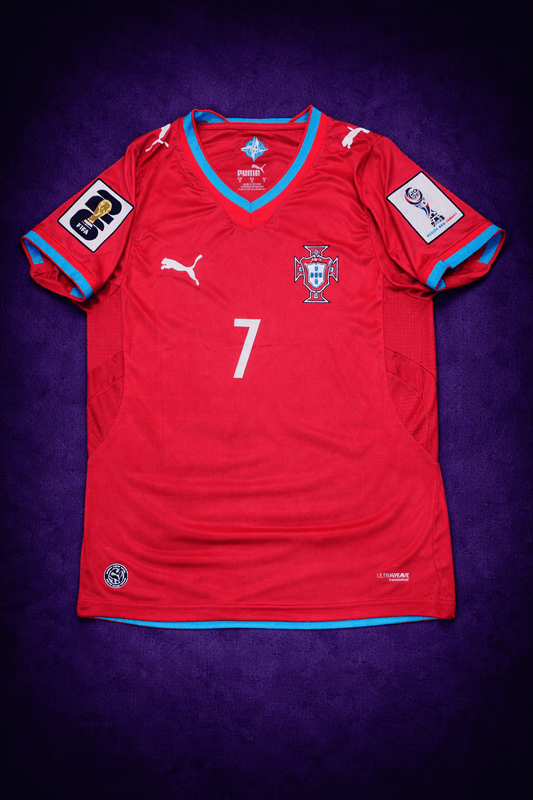 Portugal 26 WC Home Kit Half Sleeve