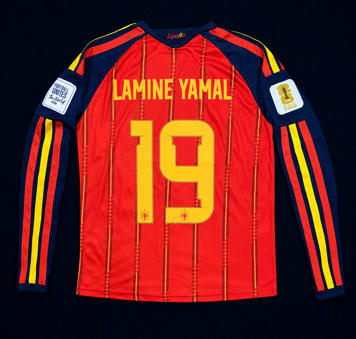 Spain 26 Wc Home Full Sleeves