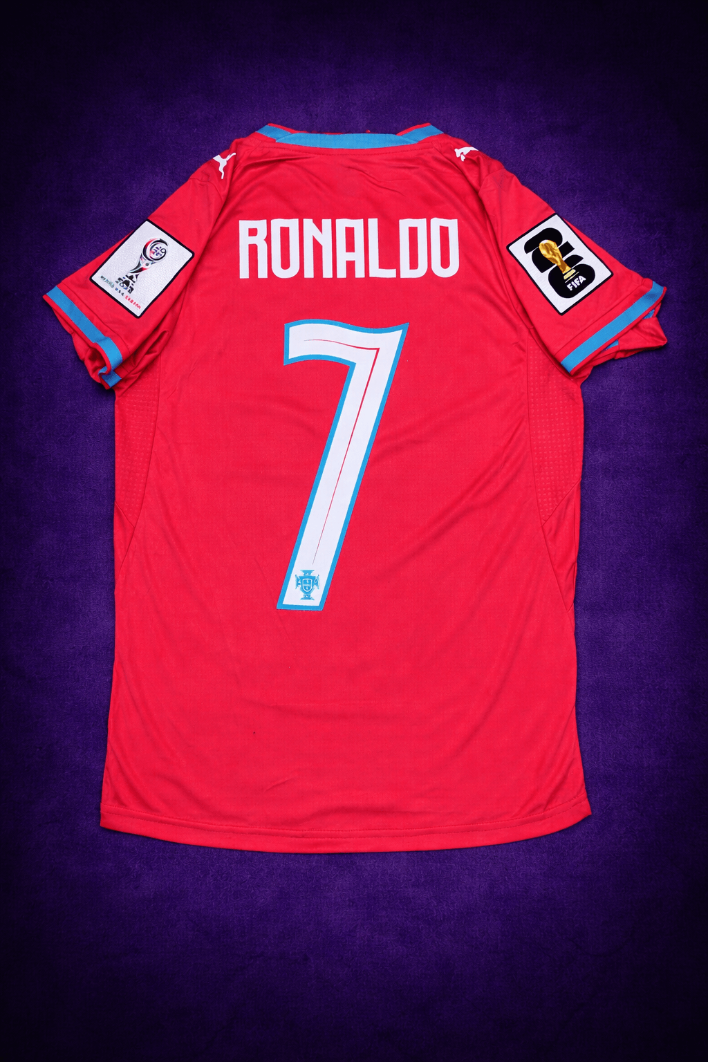 Portugal 26 WC Home Kit Half Sleeve