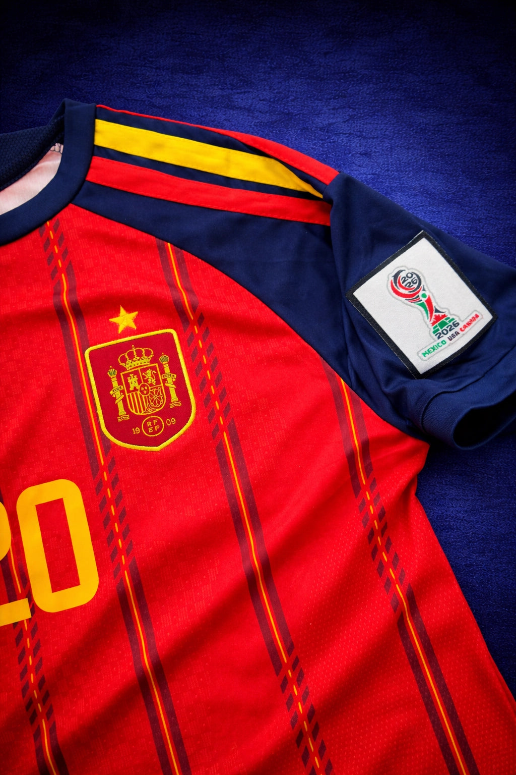 Spain 26 WC Home Kit Half Sleeve